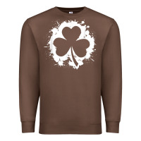 Irish Pride Clover Leaf  Saint Irish Pats St. Patrick's Day T Shirt Premium Sweatshirt | Teevron