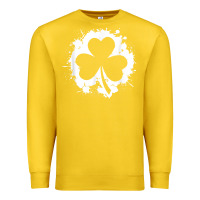 Lemon irish pride clover leaf  saint irish pats st. patrick's day t shirt Premium Sweatshirt - linhVisuals
