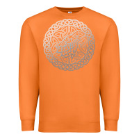 Carrot ireland celtic knotwork design ornament wolf original celtic pullover Premium Sweatshirt - linhVisuals