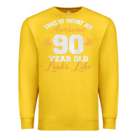 Lemon 90th birthday novelty gift awesome 90 year old t shirt Premium Sweatshirt - linhVisuals