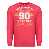 Cardinal 90th birthday novelty gift awesome 90 year old t shirt Premium Sweatshirt - linhVisuals