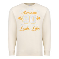 Sandshell 90th birthday novelty gift awesome 90 year old t shirt Premium Sweatshirt - linhVisuals