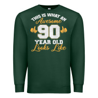 Sports Green 90th birthday novelty gift awesome 90 year old t shirt Premium Sweatshirt - linhVisuals