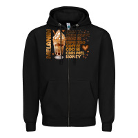 Black melanin coffee Zipper Hoodie - JahusDesignShop