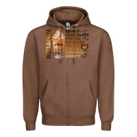Chestnut melanin coffee Zipper Hoodie - JahusDesignShop