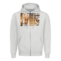 Melanin Coffee Zipper Hoodie | Teevron