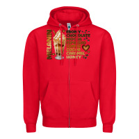 Red melanin coffee Zipper Hoodie - JahusDesignShop