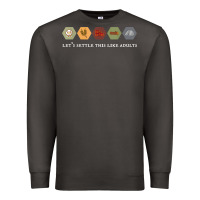 Smoke let's settle this like adults board game night shirt Premium Sweatshirt - linhVisuals