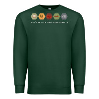 Sports Green let's settle this like adults board game night shirt Premium Sweatshirt - linhVisuals