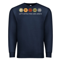 Navy let's settle this like adults board game night shirt Premium Sweatshirt - linhVisuals