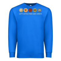 True Royal let's settle this like adults board game night shirt Premium Sweatshirt - linhVisuals