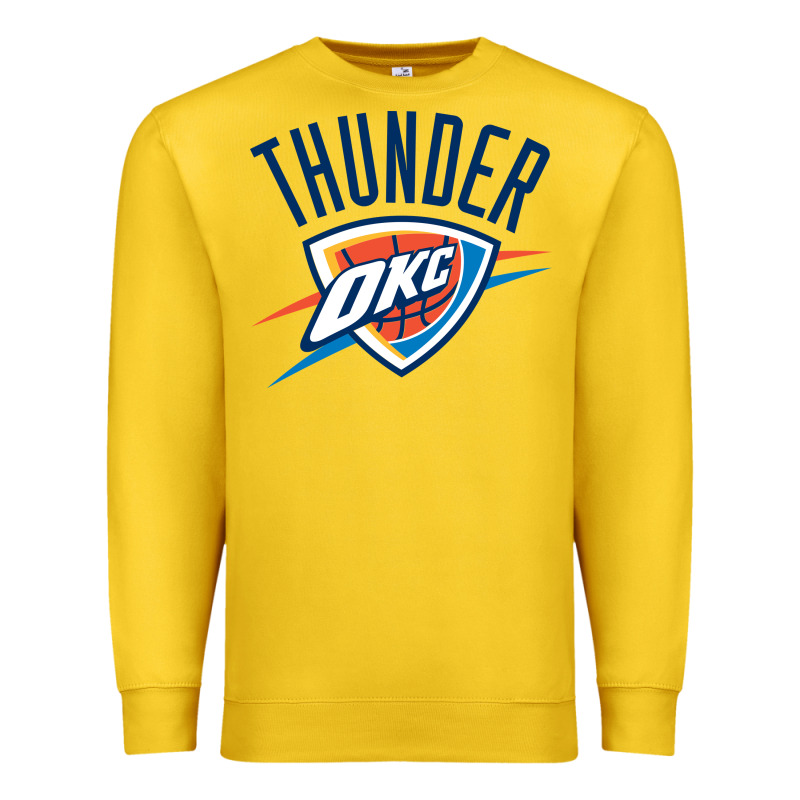 Suitable-oklahoma-city-thunder-worn Premium Sweatshirt by linhVisuals | Teevron