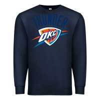 Navy suitable-oklahoma-city-thunder-worn Premium Sweatshirt - linhVisuals