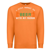 Carrot i just want to drink with my friends Premium Sweatshirt - linhVisuals