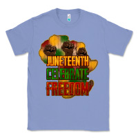 Colony Blue Juneteenth celebrate freedom Classic Tee - HowdyJamesFarm