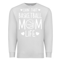 Dove Grey basketball t  shirt basketball mom life t  shirt Premium Sweatshirt - linhVisuals