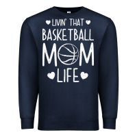 Navy basketball t  shirt basketball mom life t  shirt Premium Sweatshirt - linhVisuals