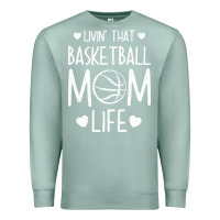 Seafoam basketball t  shirt basketball mom life t  shirt Premium Sweatshirt - linhVisuals