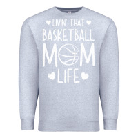 Heather Grey basketball t  shirt basketball mom life t  shirt Premium Sweatshirt - linhVisuals