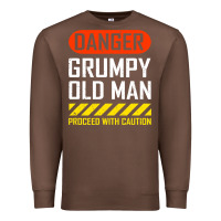 Chestnut funny danger grumpy old man sarcastic saying, retirement t shirt Premium Sweatshirt - linhVisuals
