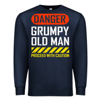 Navy funny danger grumpy old man sarcastic saying, retirement t shirt Premium Sweatshirt - linhVisuals