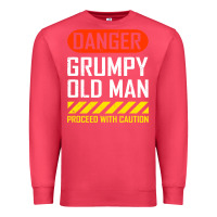 Cardinal funny danger grumpy old man sarcastic saying, retirement t shirt Premium Sweatshirt - linhVisuals