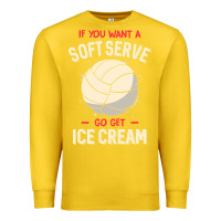 Lemon funny volleyball if you want a soft serve volleyball t shirt Premium Sweatshirt - linhVisuals