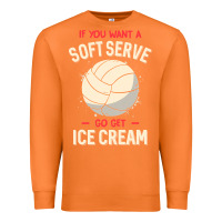 Carrot funny volleyball if you want a soft serve volleyball t shirt Premium Sweatshirt - linhVisuals