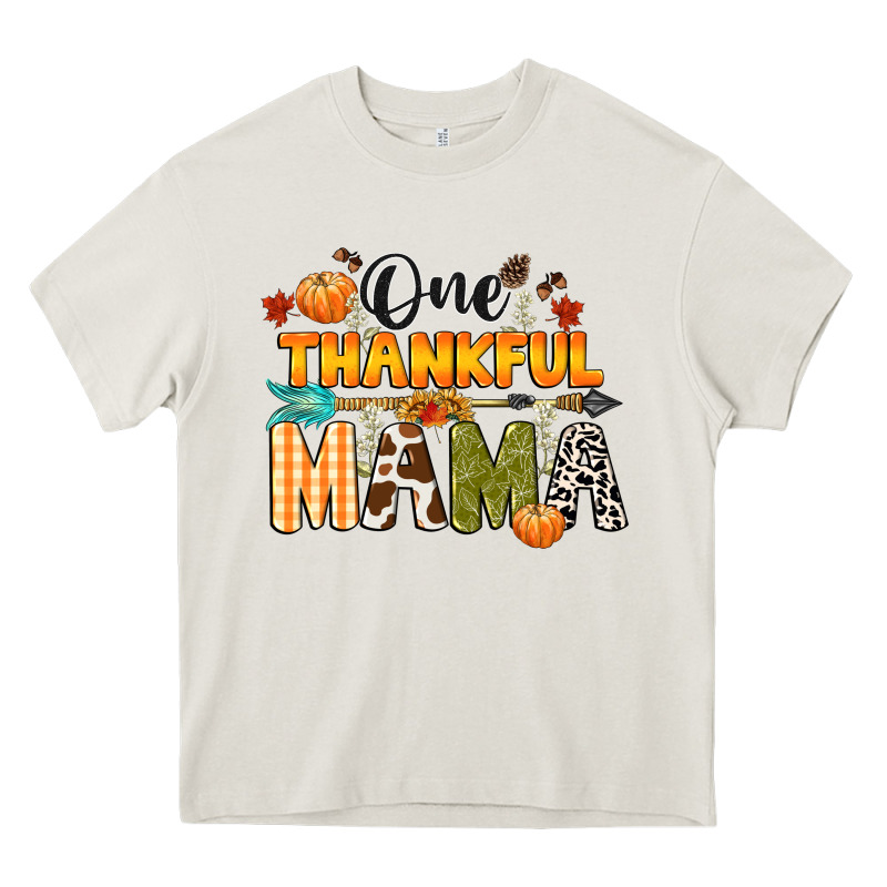 One Thankful Mama Heavy Core Tee by CowGirlArtShop | Teevron