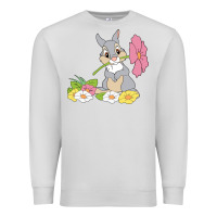 Dove Grey thumper Premium Sweatshirt - linhVisuals