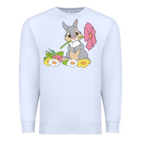 White thumper Premium Sweatshirt - linhVisuals