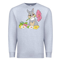 Heather Grey thumper Premium Sweatshirt - linhVisuals