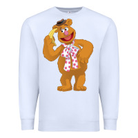 White gonzo fozzie Premium Sweatshirt - linhVisuals