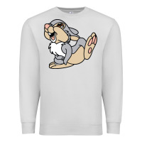 Dove Grey thumper Premium Sweatshirt - linhVisuals