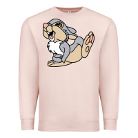 Pale Pink thumper Premium Sweatshirt - linhVisuals