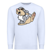 White thumper Premium Sweatshirt - linhVisuals