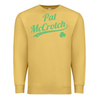 Antique Gold pat mccrotch funny st. patrick's day long sleeve t shirt Premium Sweatshirt - linhVisuals
