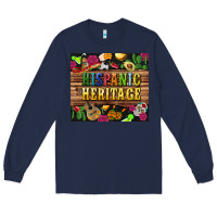 Navy hispanic heritage tumbler Long Sleeve Tee - BundleAndBundleShop