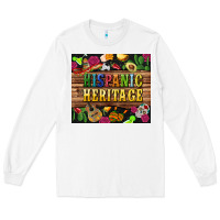 White hispanic heritage tumbler Long Sleeve Tee - BundleAndBundleShop