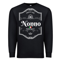 Black perfectly aged premium quality italian nonno shirt Premium Sweatshirt - linhVisuals