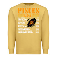 Antique Gold pisces facts t shirt pisces birthday gifts Premium Sweatshirt - linhVisuals