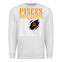 Oatmeal Heather pisces facts t shirt pisces birthday gifts Premium Sweatshirt - linhVisuals