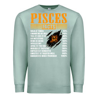 Seafoam pisces facts t shirt pisces birthday gifts Premium Sweatshirt - linhVisuals