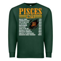 Sports Green pisces facts t shirt pisces birthday gifts Premium Sweatshirt - linhVisuals