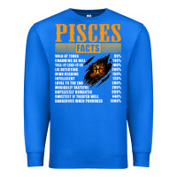 True Royal pisces facts t shirt pisces birthday gifts Premium Sweatshirt - linhVisuals