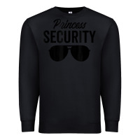 Black princess security dad boyfriend husband pregnancy t shirt Premium Sweatshirt - linhVisuals