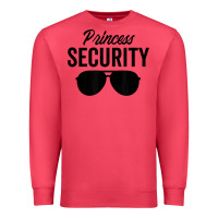 Cardinal princess security dad boyfriend husband pregnancy t shirt Premium Sweatshirt - linhVisuals
