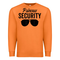 Carrot princess security dad boyfriend husband pregnancy t shirt Premium Sweatshirt - linhVisuals