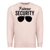 Princess Security Dad Boyfriend Husband Pregnancy T Shirt Premium Sweatshirt | Teevron