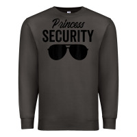 Smoke princess security dad boyfriend husband pregnancy t shirt Premium Sweatshirt - linhVisuals